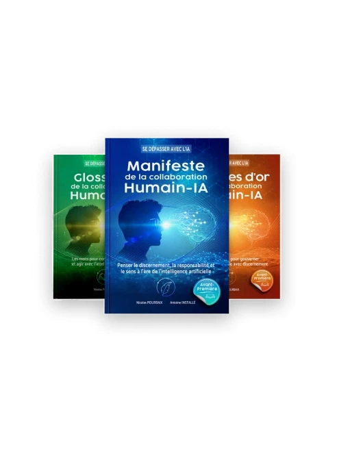 6 livres, parcours Humain–IA - Innover sans se perdre